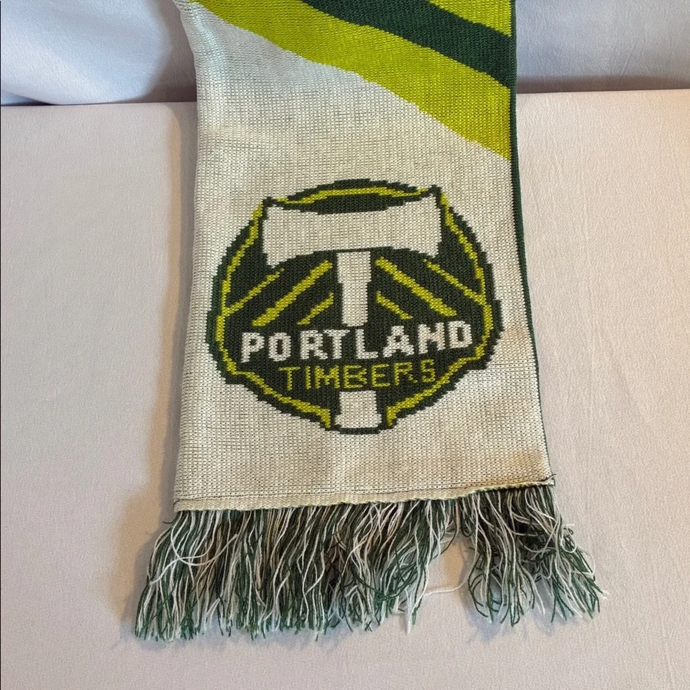 MLS Portland Timbers knit winter scarf unisex soccer fan gear cold weather game